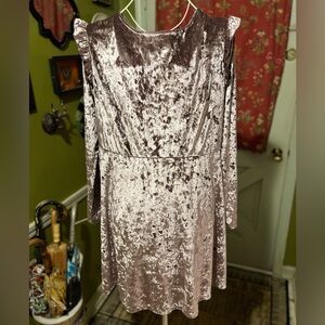 Mossimo Supply Co. Crushed Velvet Tank in Dusty Mauve Purple  XXL